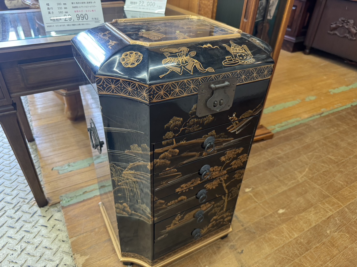 中国家具鏡付宝石箱買取致しました｜愛品館八千代店 | リサイクル 