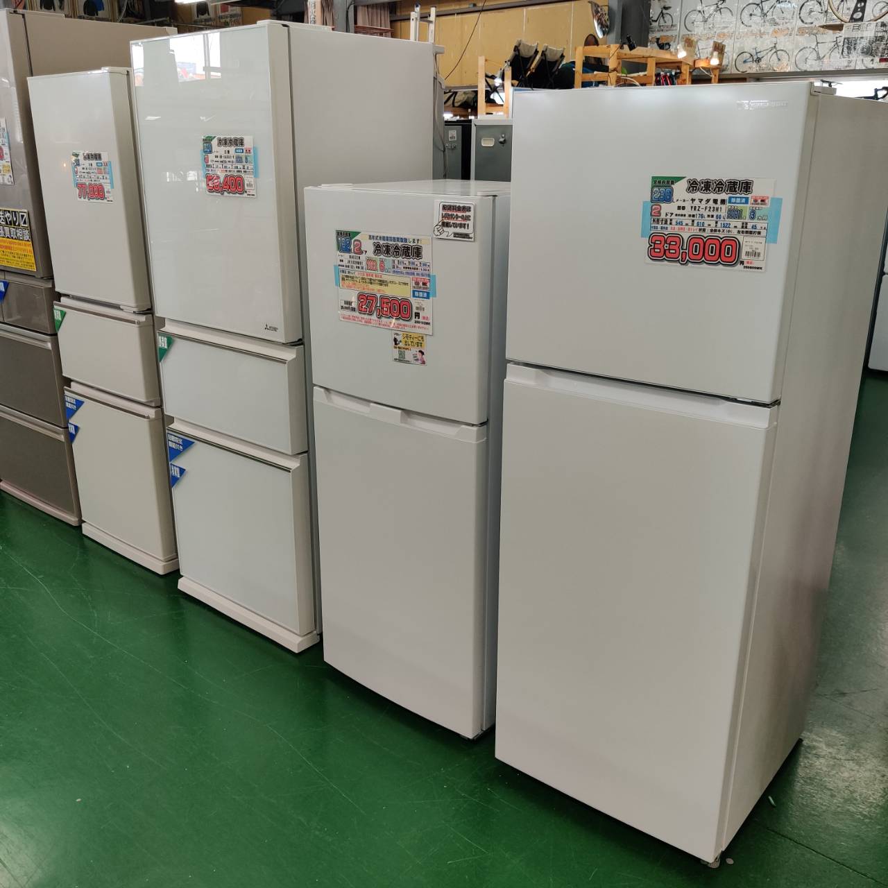 三菱 MITSUBISHI 2020年製 330L 3ドア 冷凍冷蔵庫 MR-CG33EE-W 販売中 