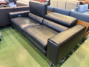 馬場家具｜INTERLIVAX｜2人掛総本革電動リクライニングソファ 