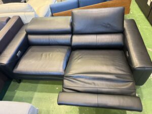馬場家具｜INTERLIVAX｜2人掛総本革電動リクライニングソファ 