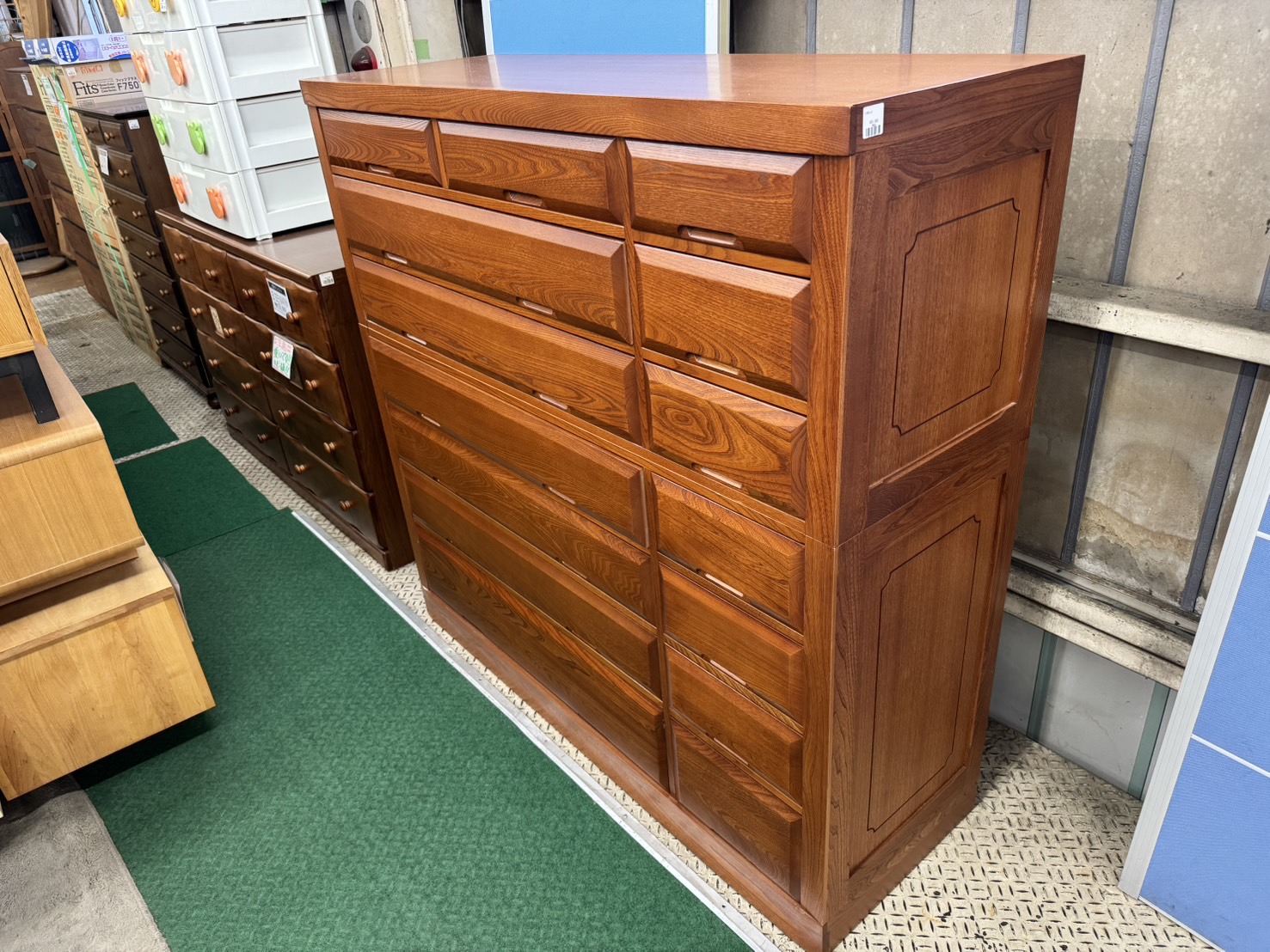 愛品館八千代店】7段ワイドチェスト