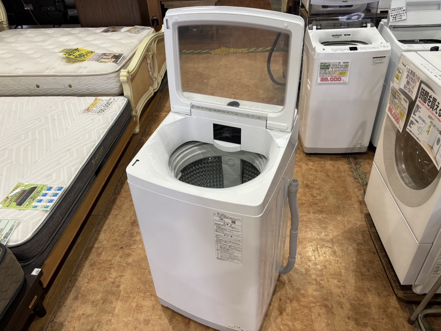 AQUA｜8.0kg洗濯機 AQW-GVX80J買取しました。 | リサイクルショップ 