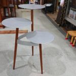 KANAYA TABLE｜HK+03｜高岡銅器｜3段サイドテーブル｜難有