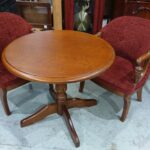 三越家具｜Brugge｜ブルージュ｜円卓ダイニング3点セット｜日本製