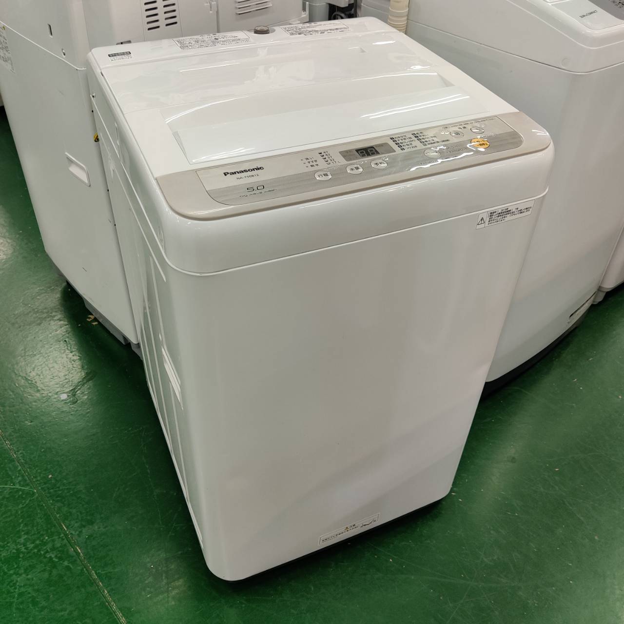 Panasonic パナソニック 2019年製 5.0kg 全自動洗濯機 NA-F50B12 販売 