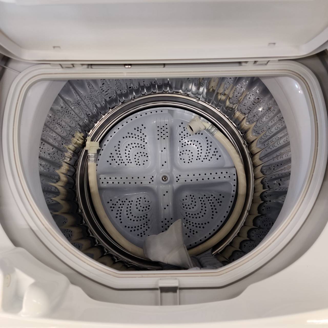 SHARP 2022年製 5.5kg 縦型洗濯乾燥機 ES-TX5FJ 乾燥容量3.5kg 販売中 