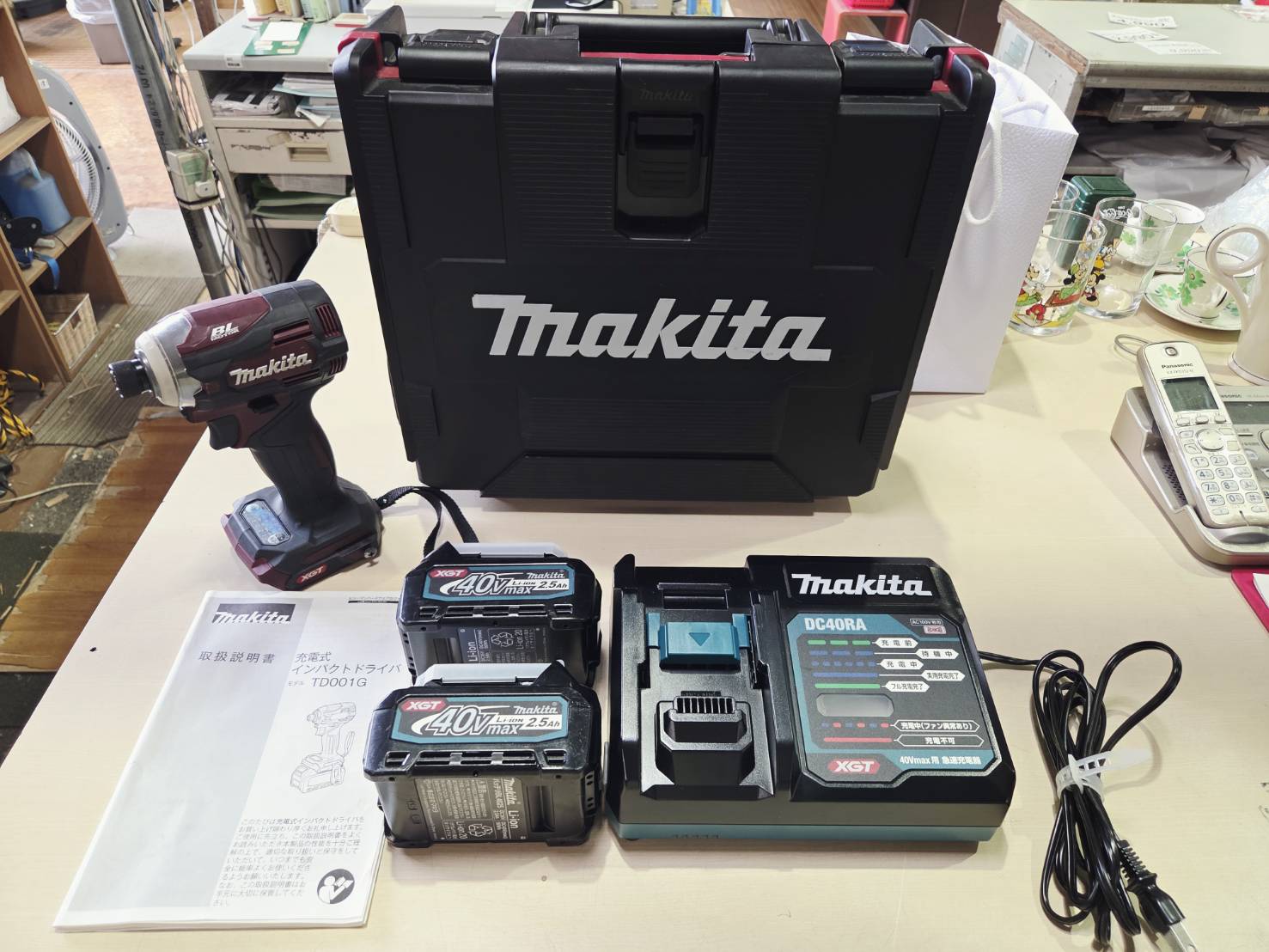 マキタ40V TD001GDXAR TD001GDXAR 40Vmax 充電式インパクトドライバ 1台 マキタ 【通販