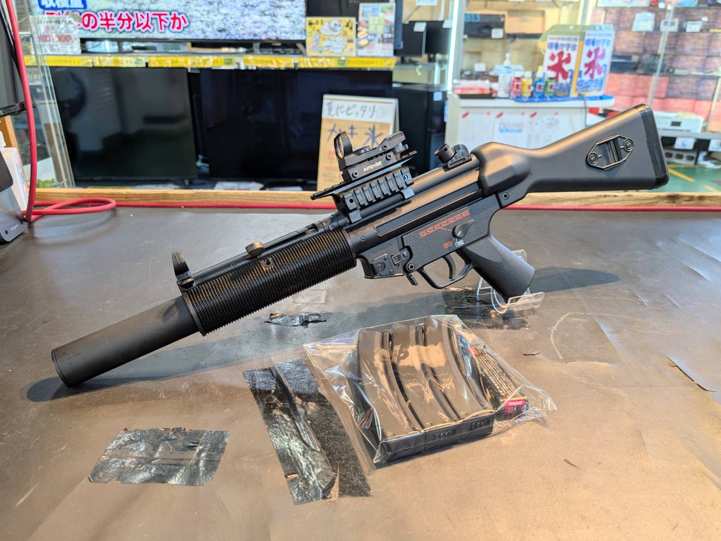 東京マルイ MP5SD5 最終値下げ TOKYO MARUI 東京マルイ H&K MP5 SD5 電動ガンを買取いたしまし