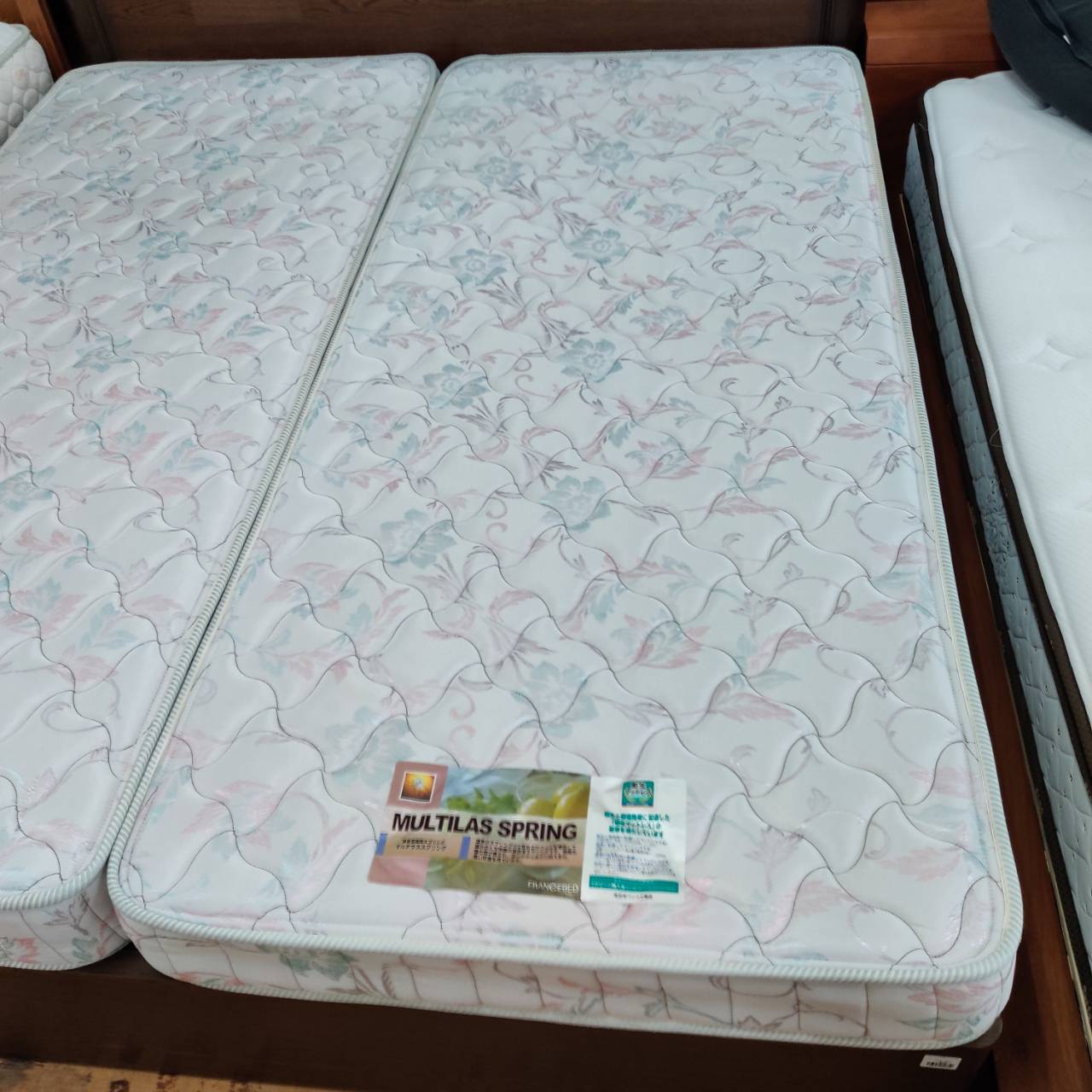 フランスベッド クイーンベッド 収納付き (引出し×2 / マルチラス 