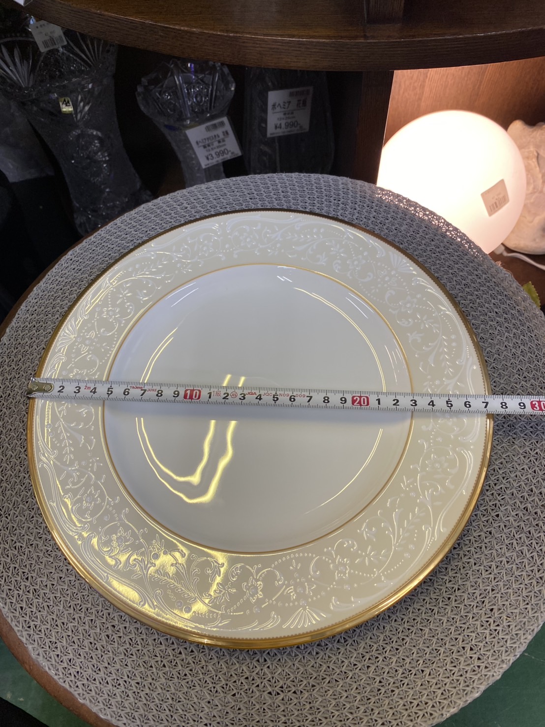 ノリタケ　ホワイトパレス　27.5cm ディナープレート　4枚 ノリタケ ホワイトパレス 27.5cmプレート ( ミート皿