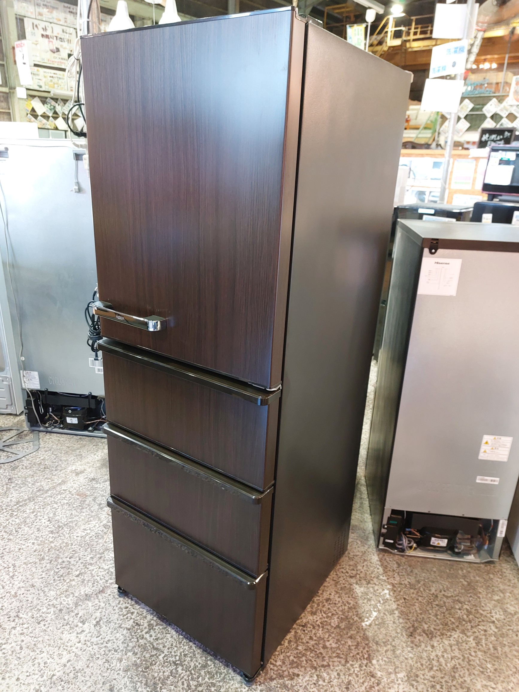 AQUA｜4ドア冷蔵庫 AQR-V43J(T)買取しました。 | リサイクル