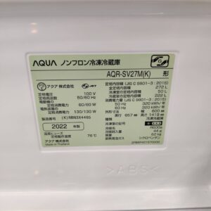 AQUA-アクア_2022年製_272L-3ドア-冷凍冷蔵庫_AQR-SV27M_143018175002-9