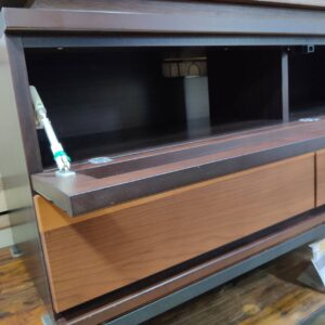 Meuble_フラップ式ガラス扉TVボード_120AVボードL_157009362002-5