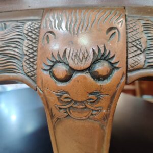中国彫刻テーブル-円型-ガラスはめ込み_158013691002-3