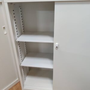 生興_2段収納書庫-鍵付き_ALZ-H32ALZ-S34_160022108002-4