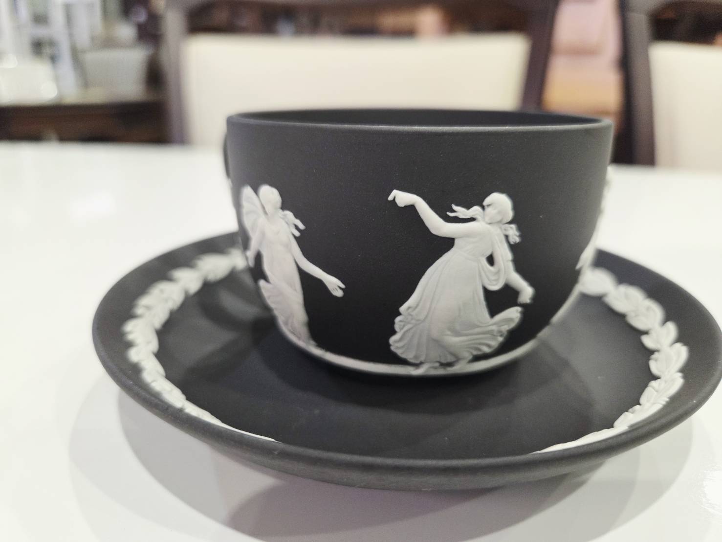 晃】WEDGWOOD ウェッジウッド ジャスパー ダンシングアワー ピンク 