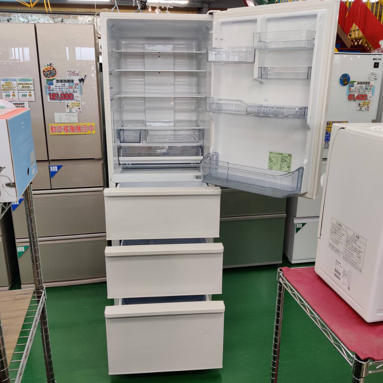 AQUA アクア 2024年製 458L 4ドア 冷凍冷蔵庫 AQR-46N2 販売中！ 愛品 