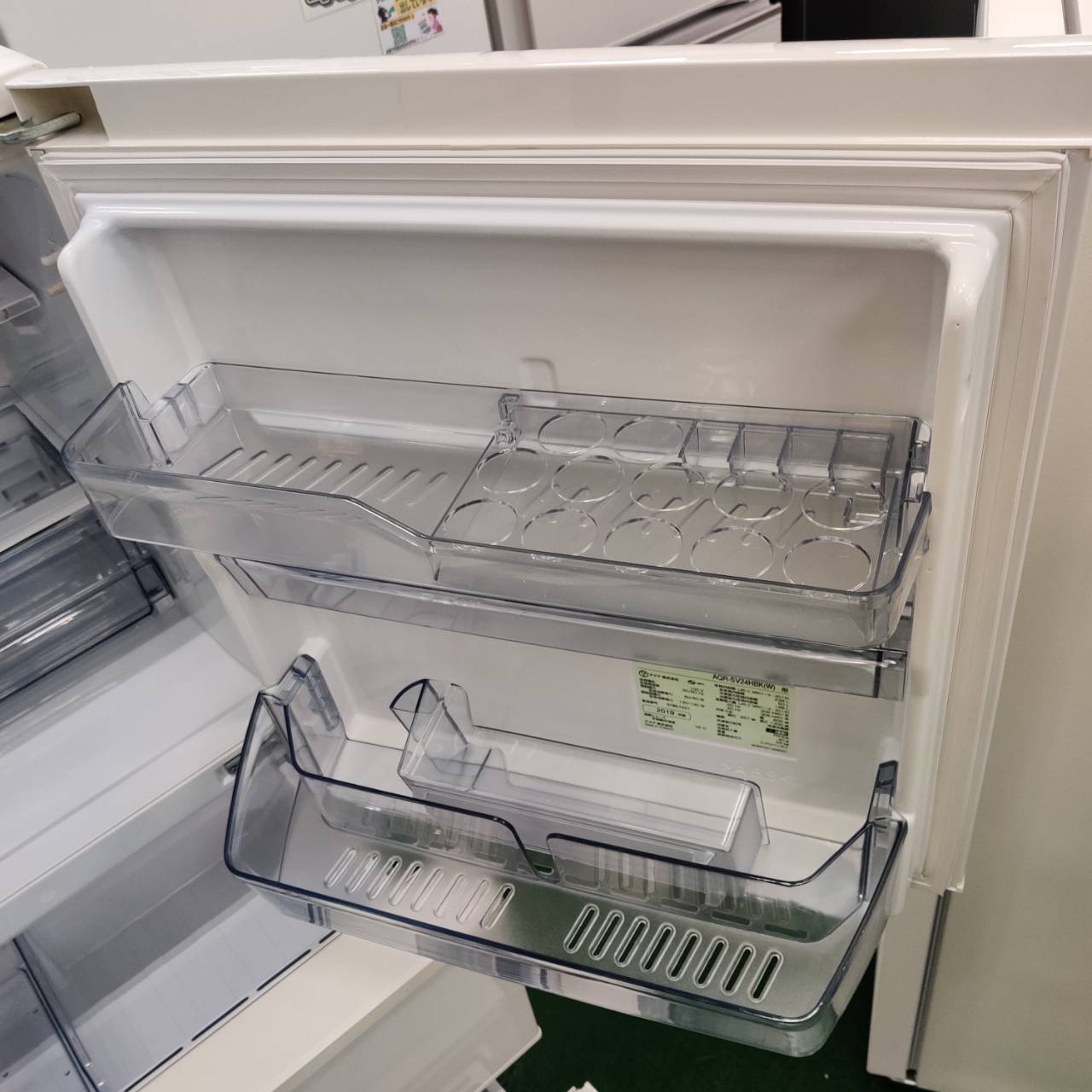 20年製 アクア 238L 3ドア 冷蔵庫 AQR-SV24HBK 自動製氷 AQUA アクア 2019年製 238L 3ドア 冷凍冷蔵庫 AQR-SV24HBK 販売