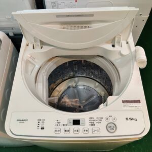 SHARP-シャープ_2022年製_5.5kg-全自動洗濯機_ES-GE5F_142034119002-3