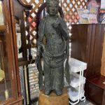 木製土台｜青銅観音立像｜愛品館千葉店