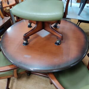 大塚家具製造_収納付円卓ダイニング4点セット-キャスター肘付回転チェア_クラウン_152009893002-3