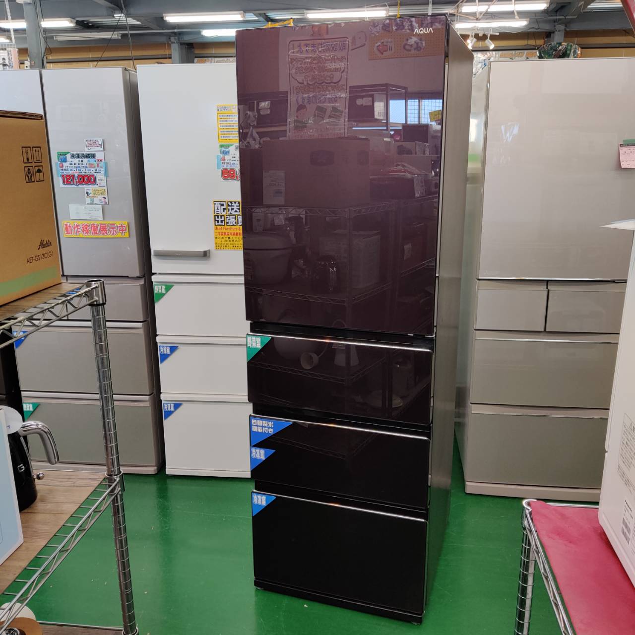 AQUA アクア 2021年製 458L 4ドア 冷凍冷蔵庫 AQR-VZ46M 販売中！ 愛品 