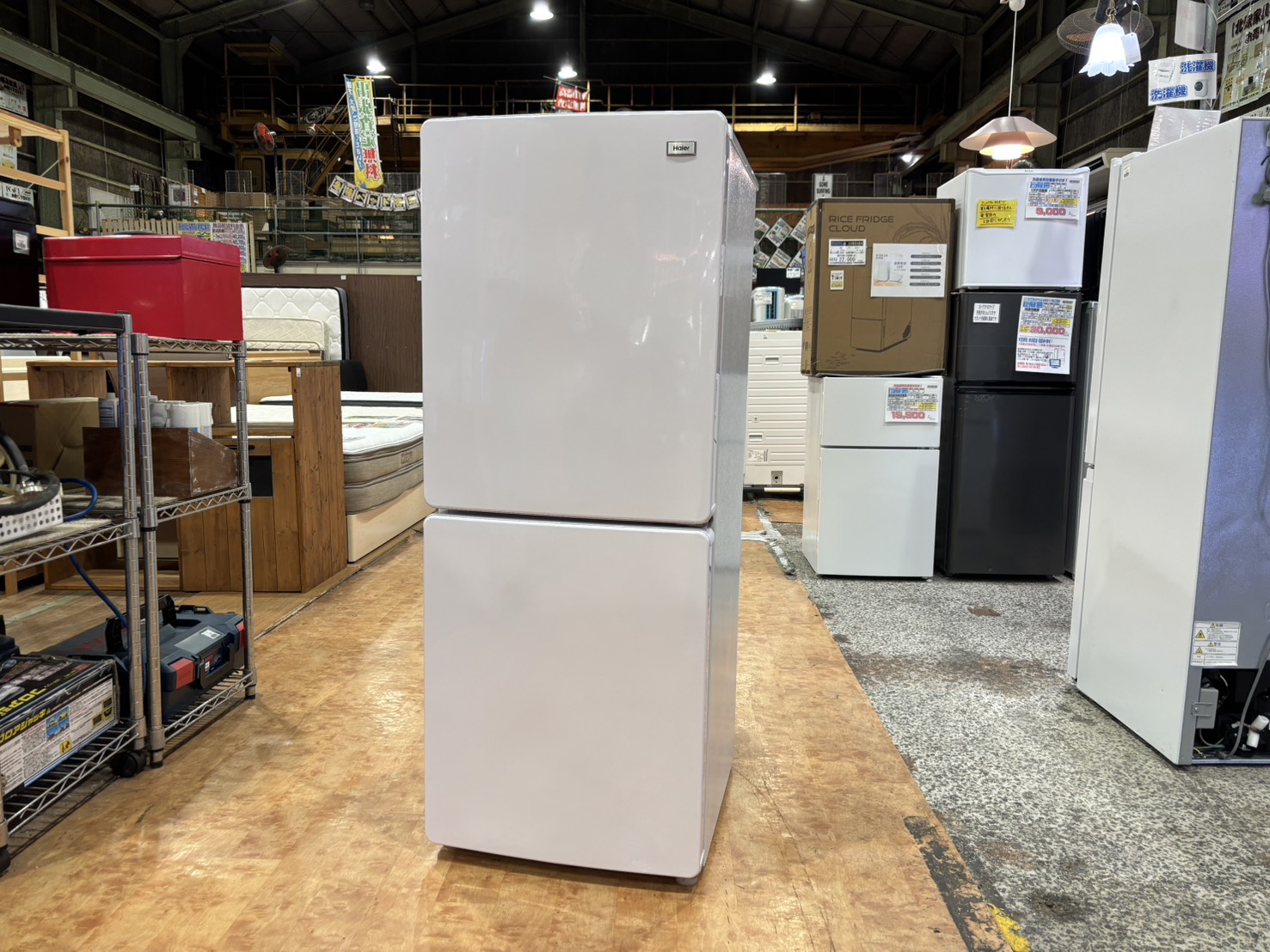 Haier｜2ドア冷蔵庫 JR-NF148B買取しました。 | リサイクルショップ 