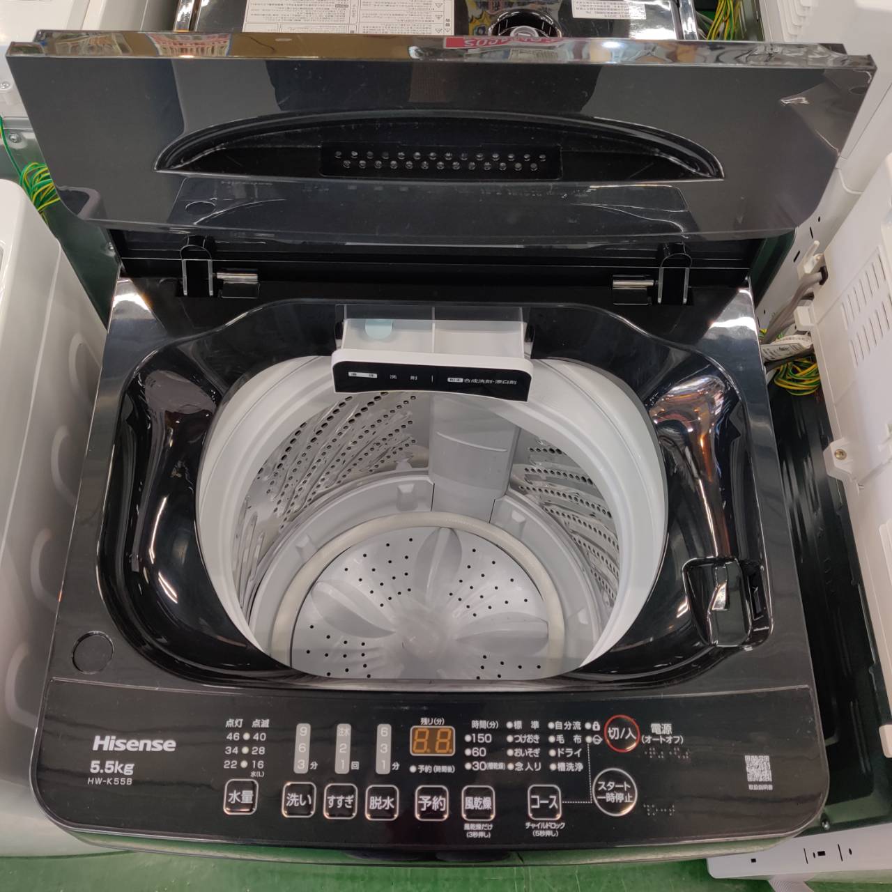 Hisense ハイセンス 2025年製 5.5kg 全自動洗濯機 HW-K55B 販売中！ 愛 