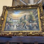 エッフェル塔と街並み｜油絵(特大)買取致しました｜愛品館八千代店