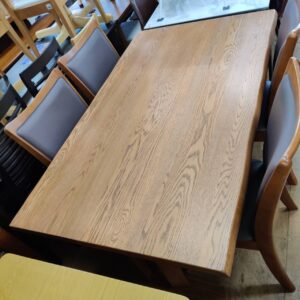 一枚板風-ダイニング5点セット_152009992002-2