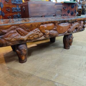 木彫りデザインテーブル-獣木彫刻-ガラストップ_158013840002-4