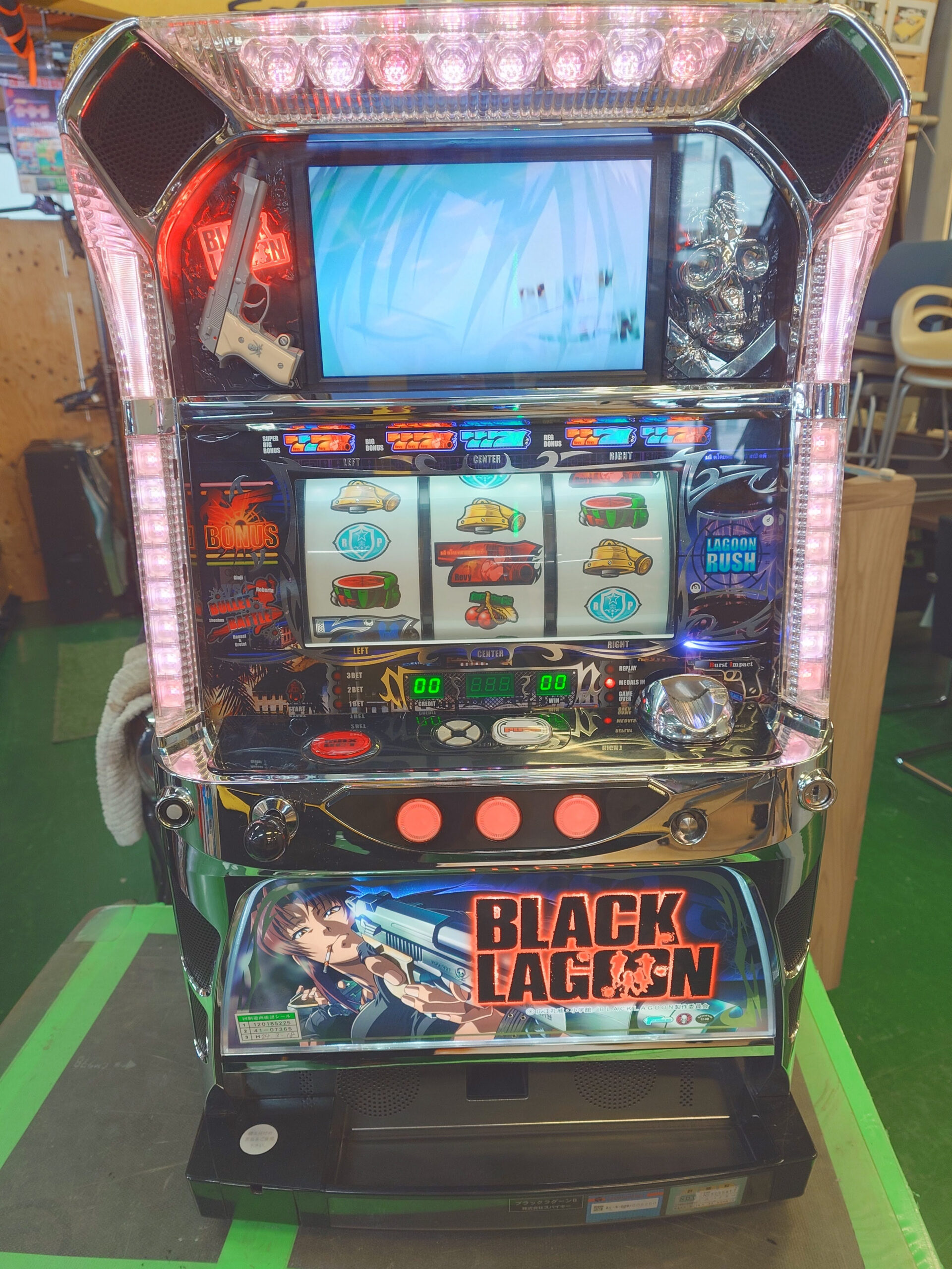 スパイキー BLACK LAGOON 5号機 ART スロット実機 販売中！ 愛品倶楽部 