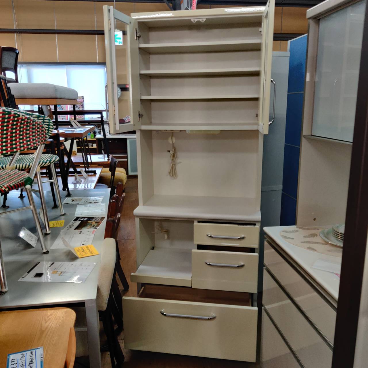 松田家具 二枚扉キッチンボード 幅780cm 販売中！ 愛品倶楽部柏店 
