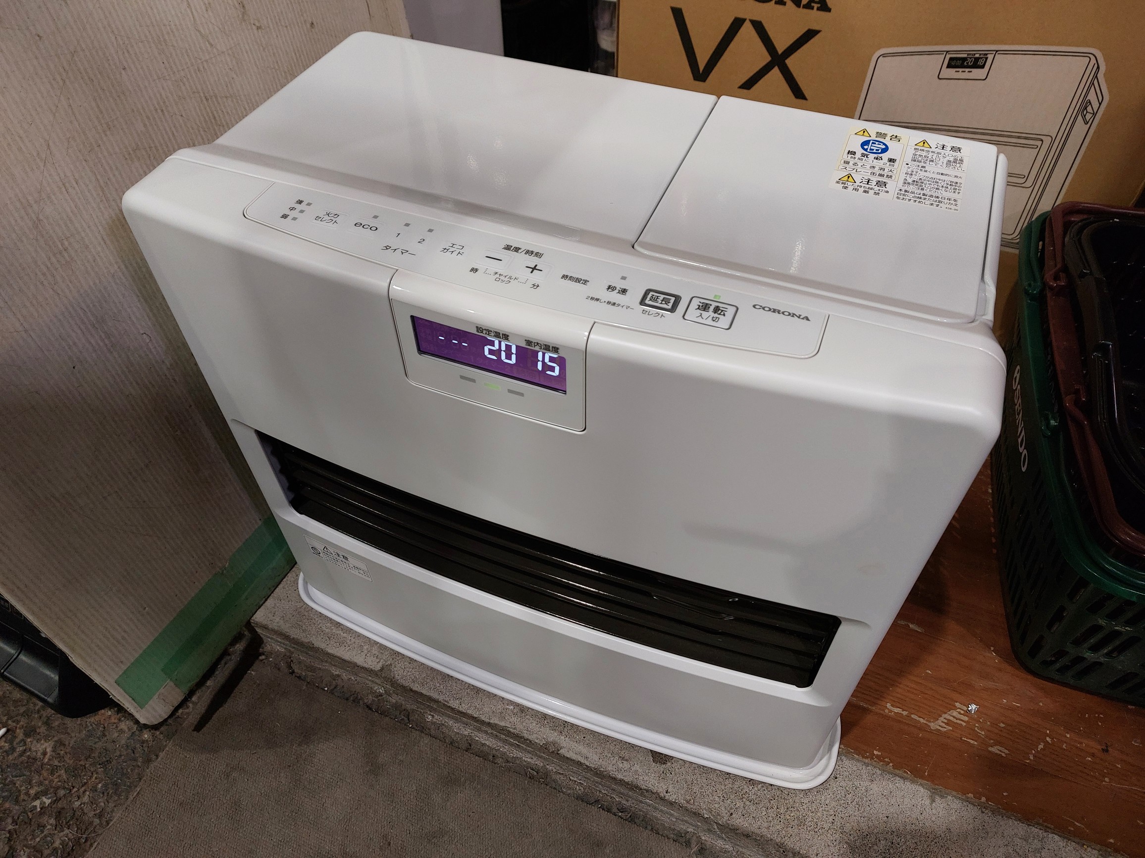 コロナ｜石油ファンヒーター FH-VX7323BY-W買取しました