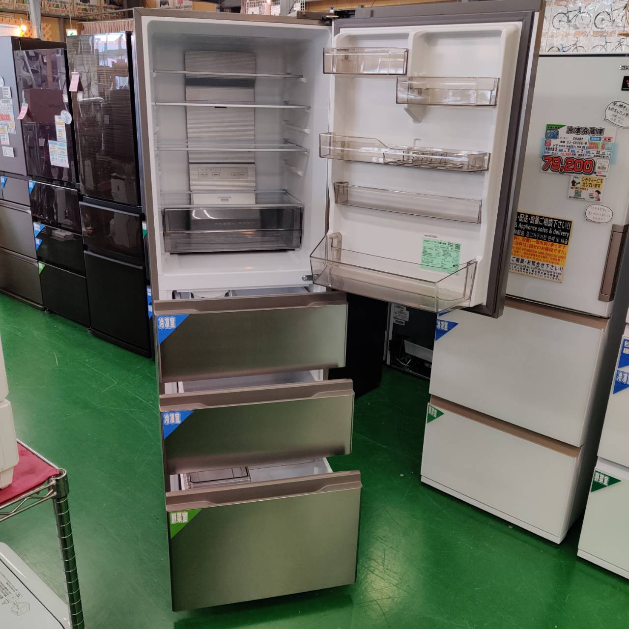 AQUA アクア 2024年製 362L 4ドア 冷凍冷蔵庫 AQR-H36R 販売中！ 愛品 