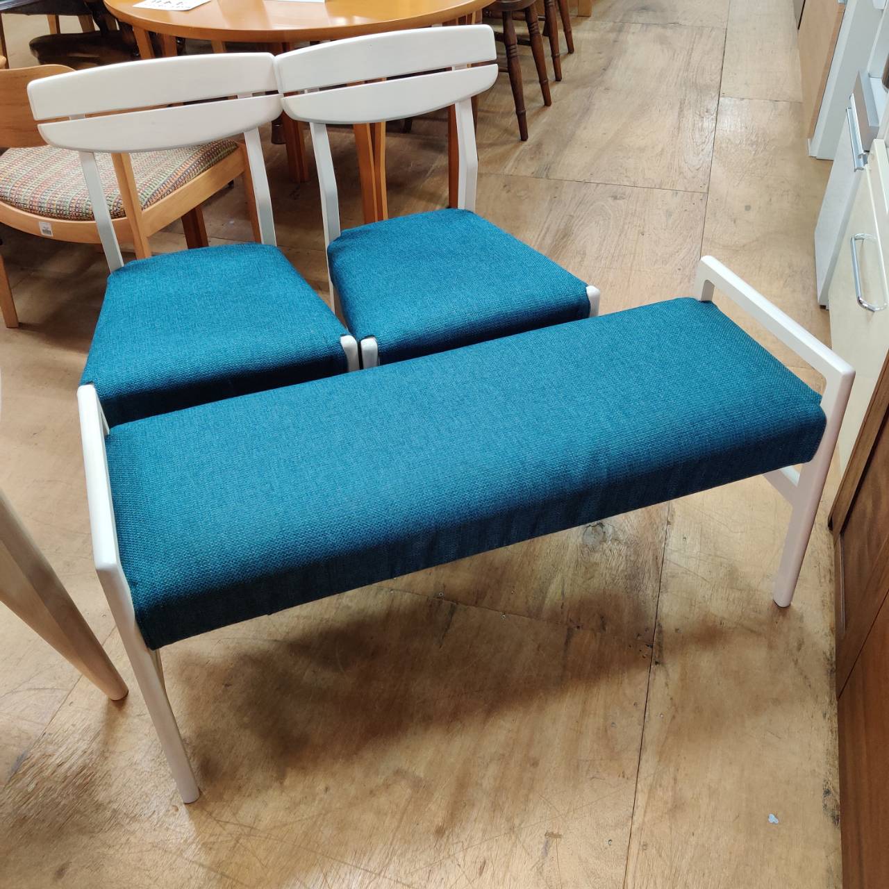 NITORI ニトリ ダイニングベンチ&チェア2脚セット アルナス 販売中