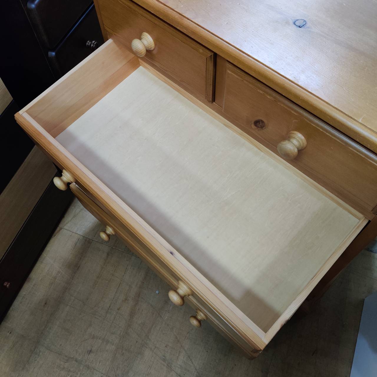 THE PENNY WISE ペニーワイズ 4段5杯ミドルチェスト パイン材 廃盤品 