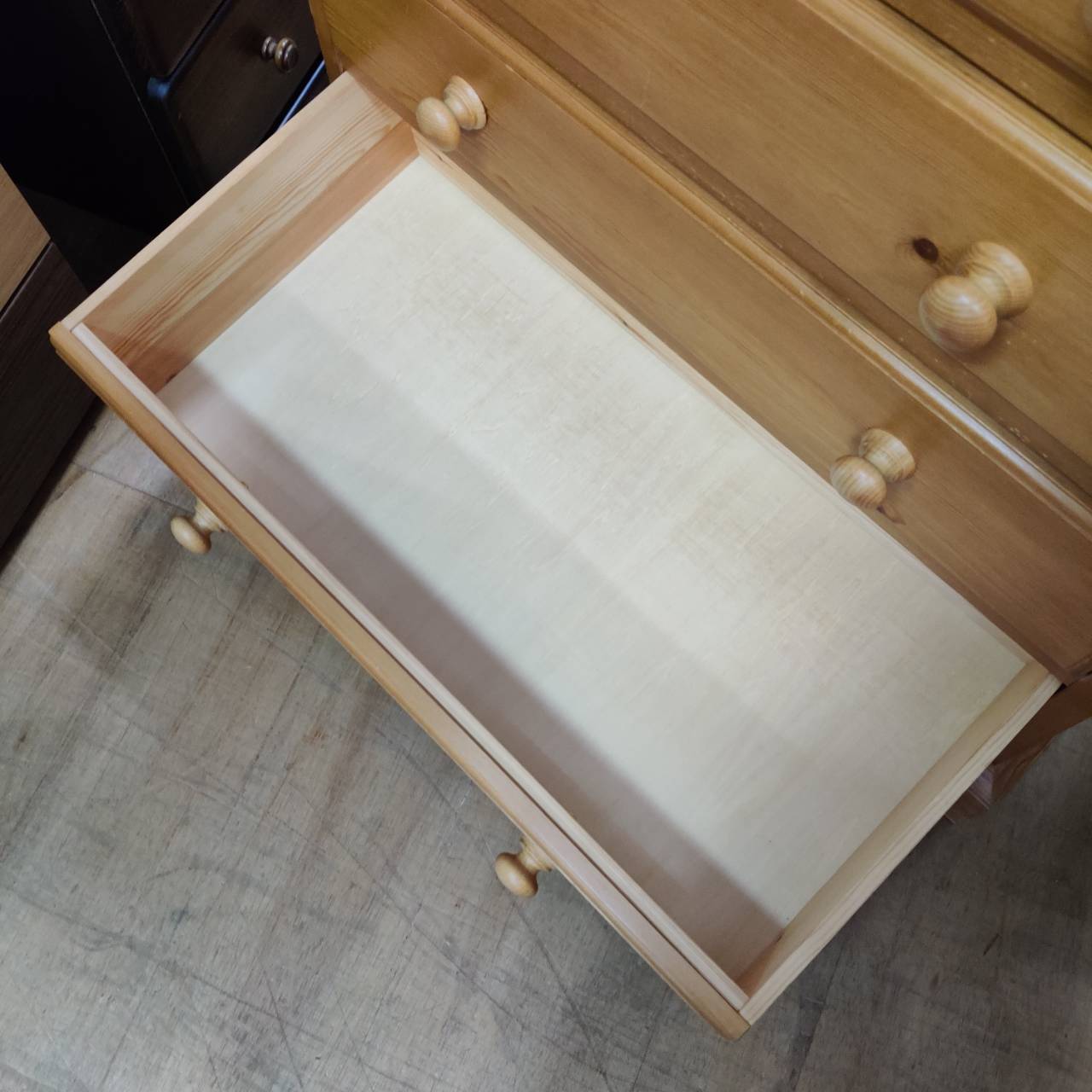 THE PENNY WISE ペニーワイズ 4段5杯ミドルチェスト パイン材 廃盤品 