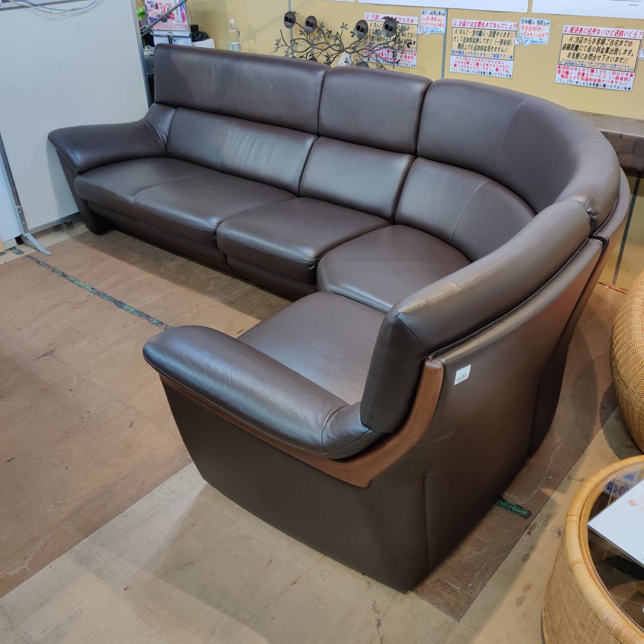 karimoku Chitano カリモク チターノ 本革 ソファ4点セット Z188 販売 