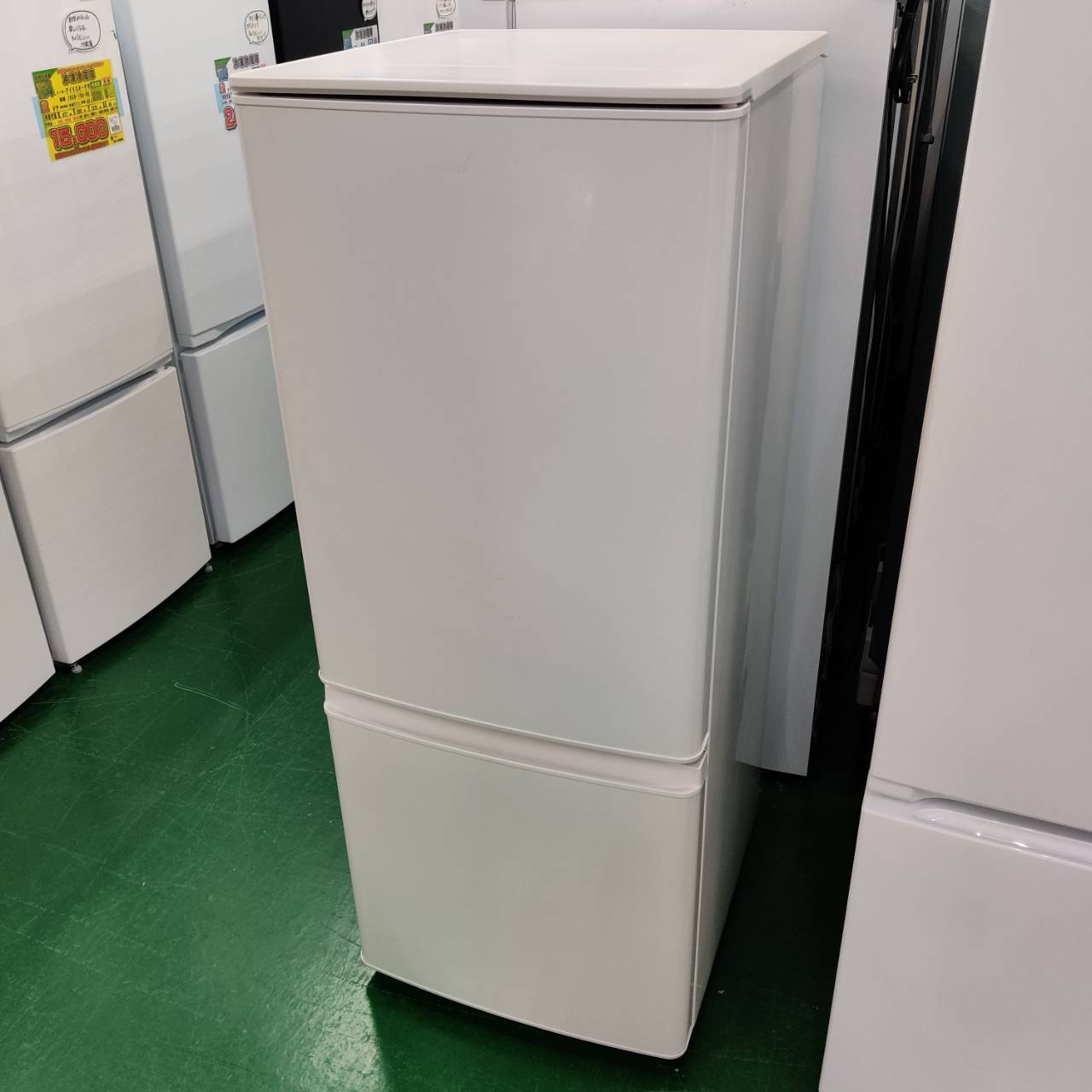 三菱 MITSUBISHI 2025年製 146L 2ドア 冷凍冷蔵庫 MR-P15K-W 販売中