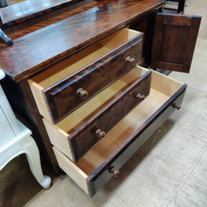 北海道民芸家具_ドレッシングチェスト-カバ材使用_155052274002-3