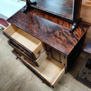 北海道民芸家具_ドレッシングチェスト-カバ材使用_155052274002-5