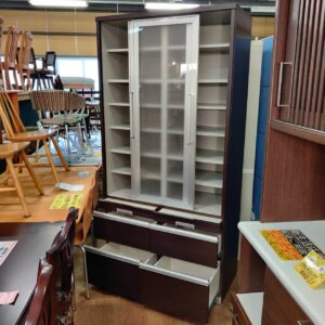 綾野製作所_2枚スライド扉食器棚_ヴィオラ_151008823002-2
