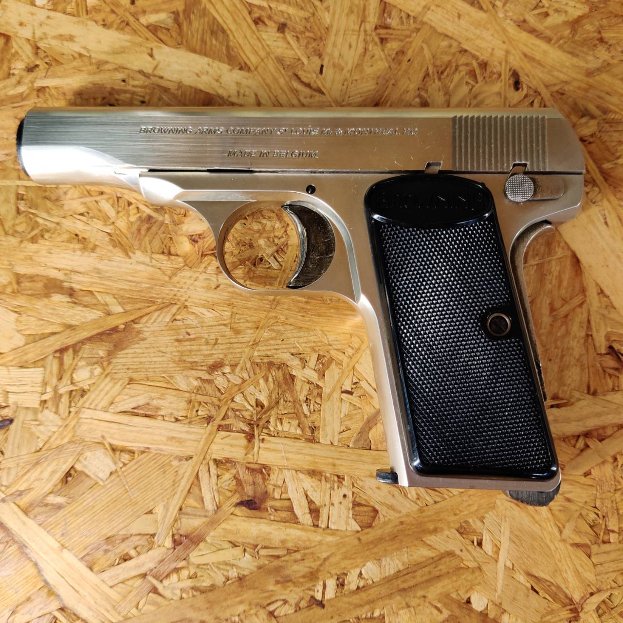 コクサイ モデルガン ブローニング M1910 シルバーモデル 未発火 販売 
