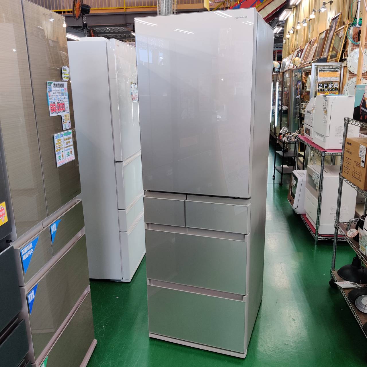 Panasonic パナソニック 2024年製 450L 冷凍冷蔵庫 NR-E45PX1-N 販売中 