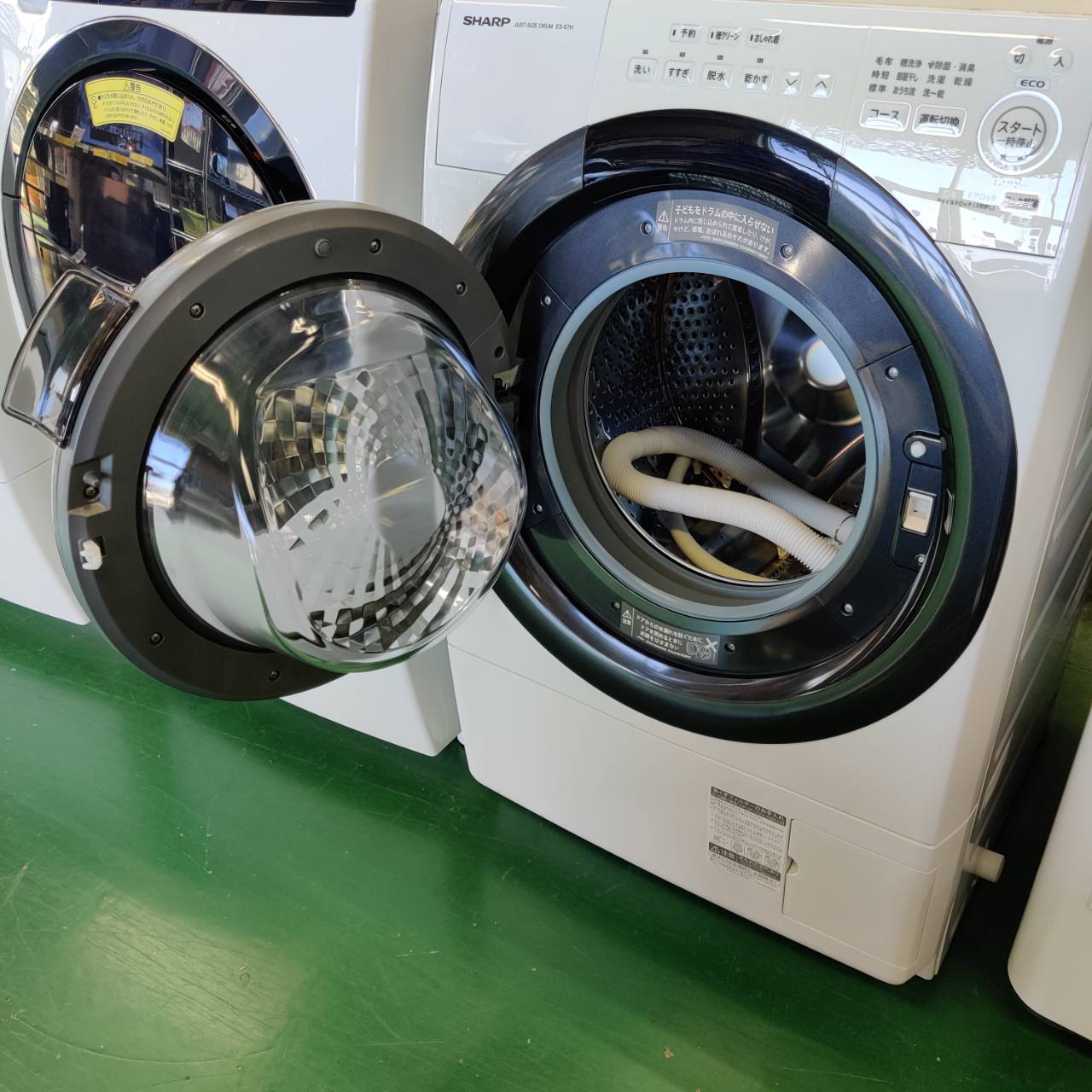 SHARP シャープ 2023年製 7.0kg ドラム式洗濯乾燥機 ES-S7H-WL 販売中 