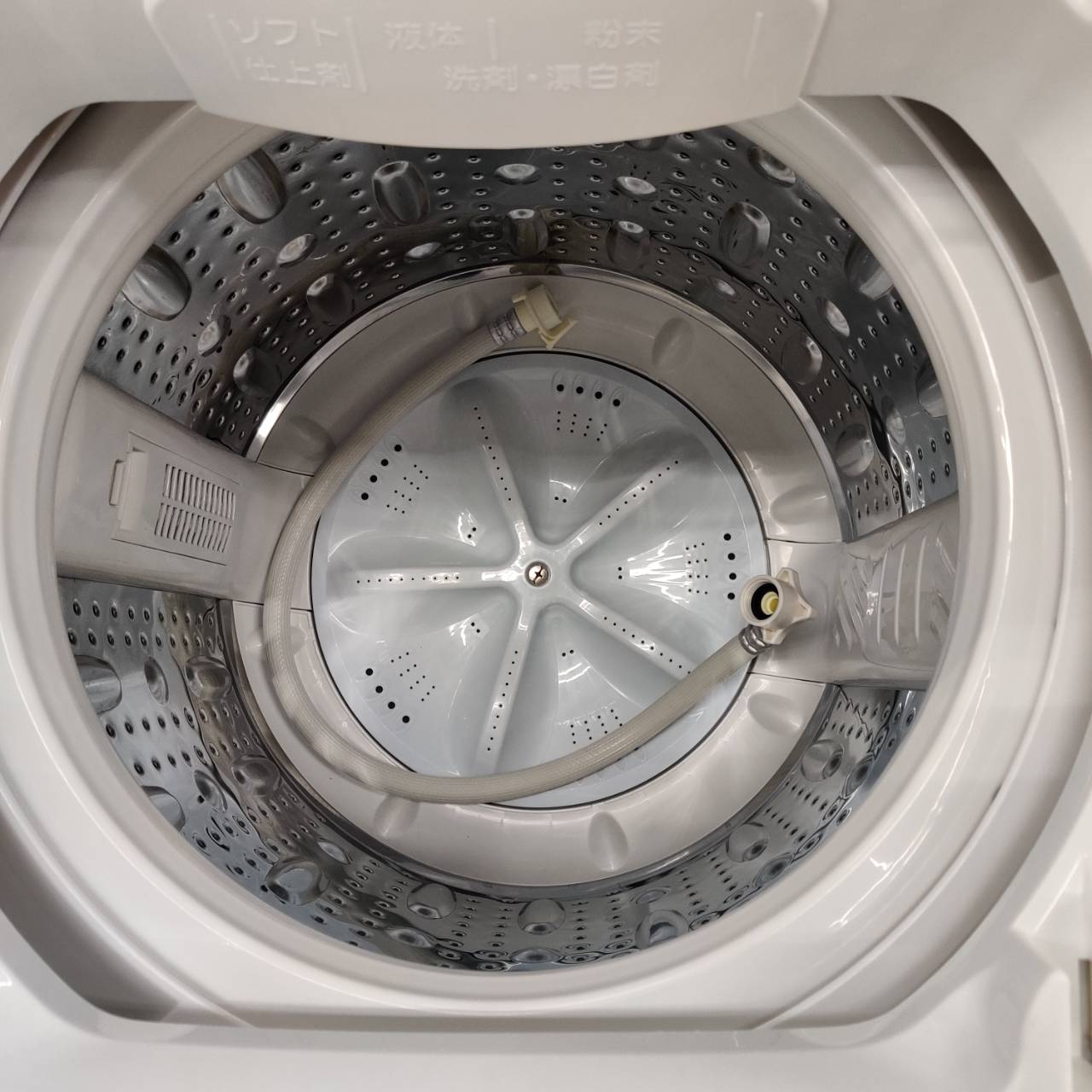 ヤマダ YAMADA 全自動洗濯機 8.0kg YWM-TV80L 2024年製 生活家電 動作 