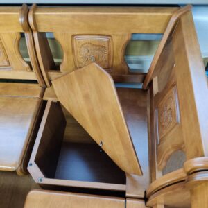 シギヤマ家具工業_木製収納付コーナーベンチダイニング5点セット_ボストンハニー_152010068002-5