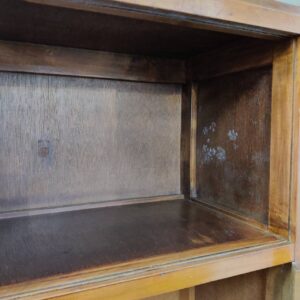 昭和レトロ-銀モールガラス-ガラス扉キャビネット_155052311002-3