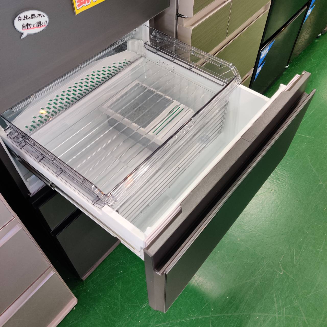 東芝 TOSHIBA 2023年製 501L 5ドア 冷凍冷蔵庫 GR-V500GT 販売中！ 愛